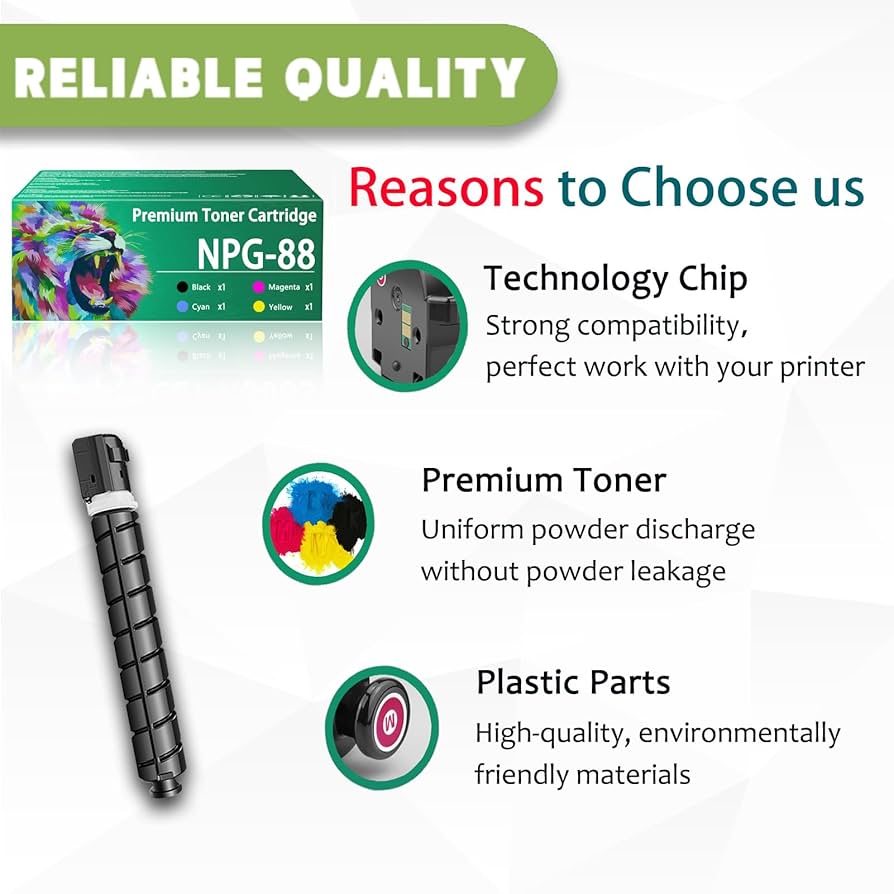 Amazon.com: ERNZAT NPG-88 Toner Cartridge Compatible for